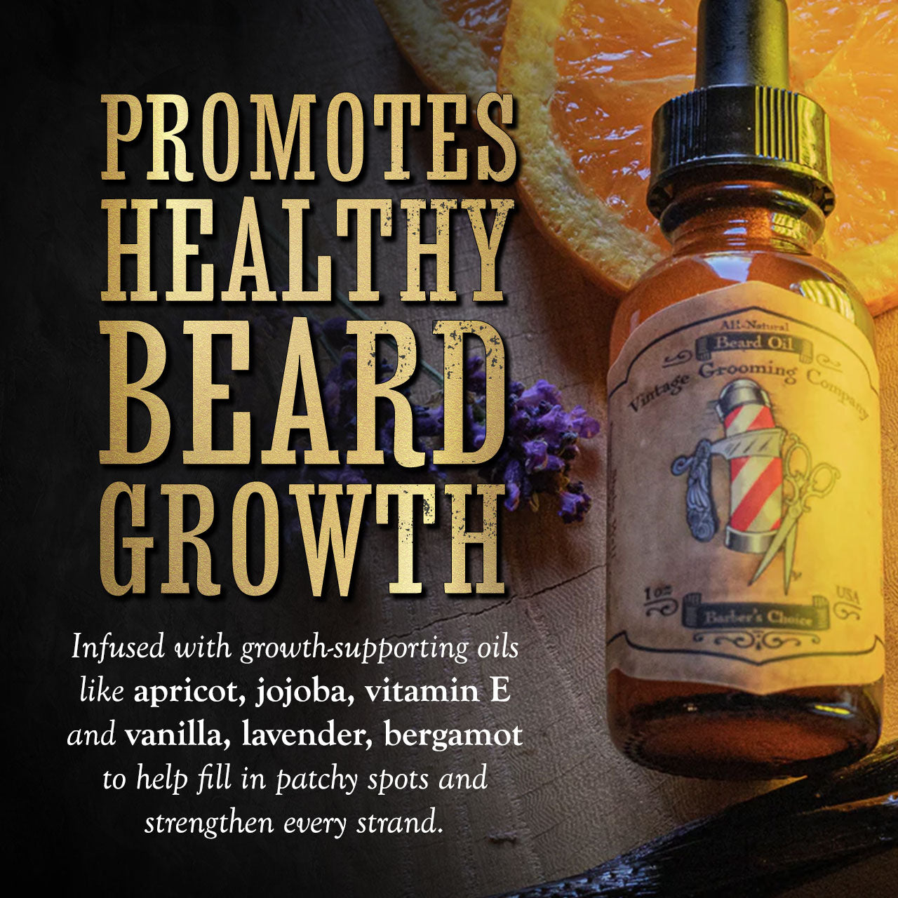 Best Beard Oil | Barber's Choice Oil | (1oz) All-Natural