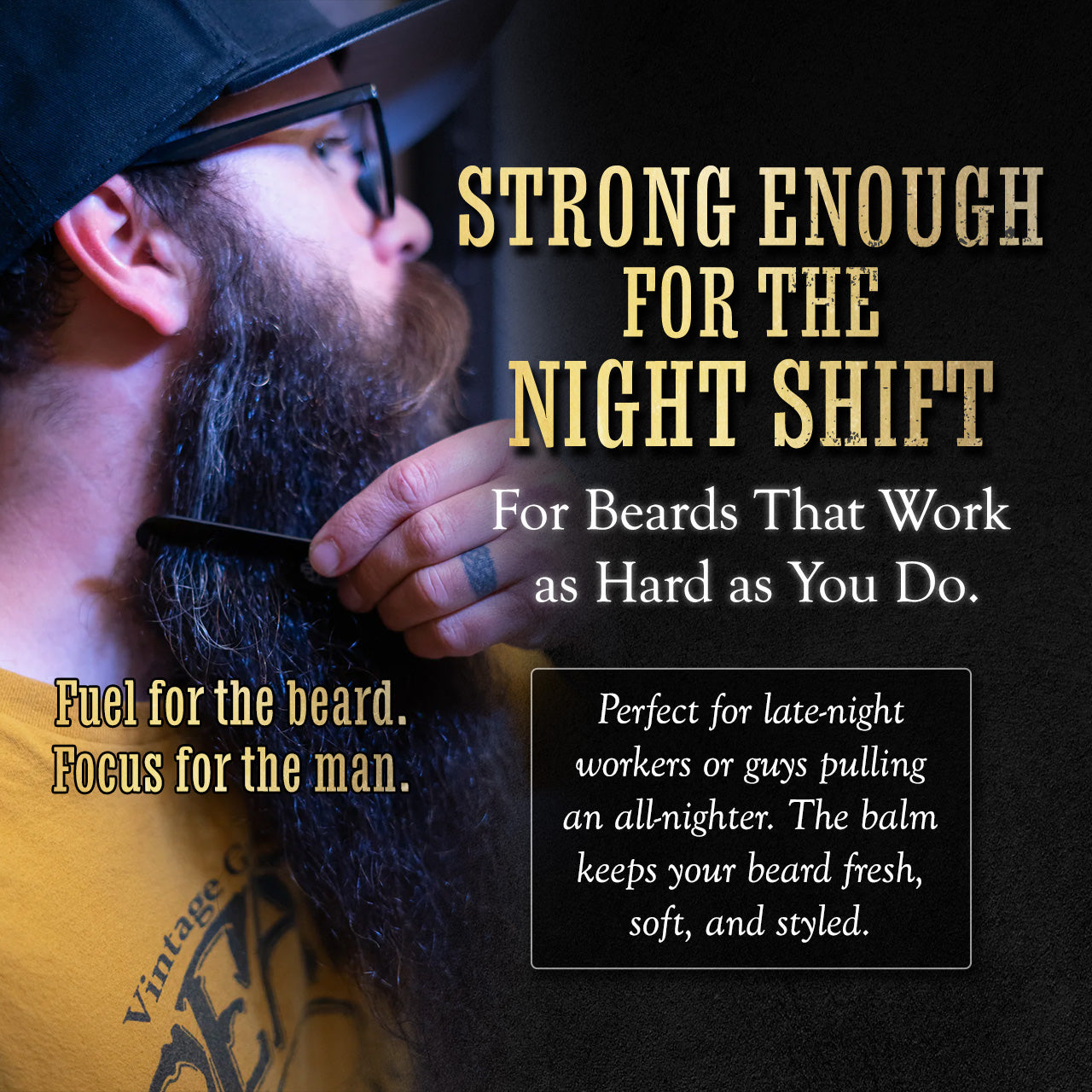 Night Owl Unscented Beard Balm