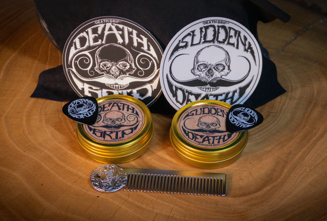 Mustache Wax Gift Set by Death Grip Wax