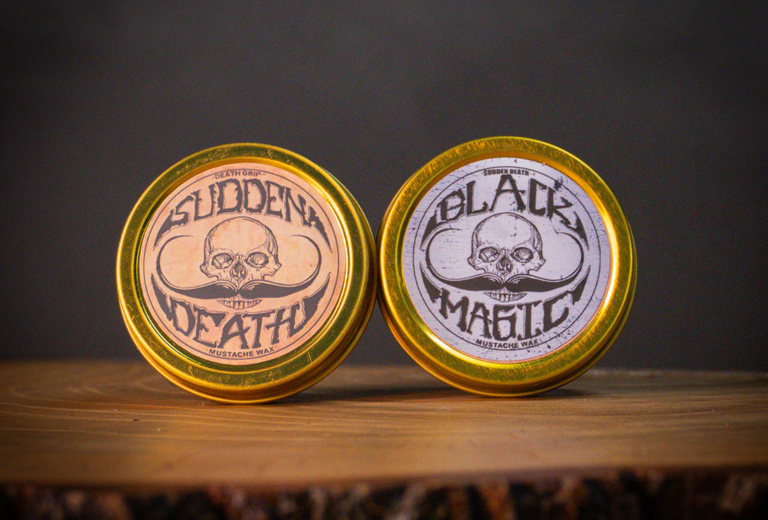 Sudden Death & Black Magic Sudden Death No Heat Needed Mustache Wax Set