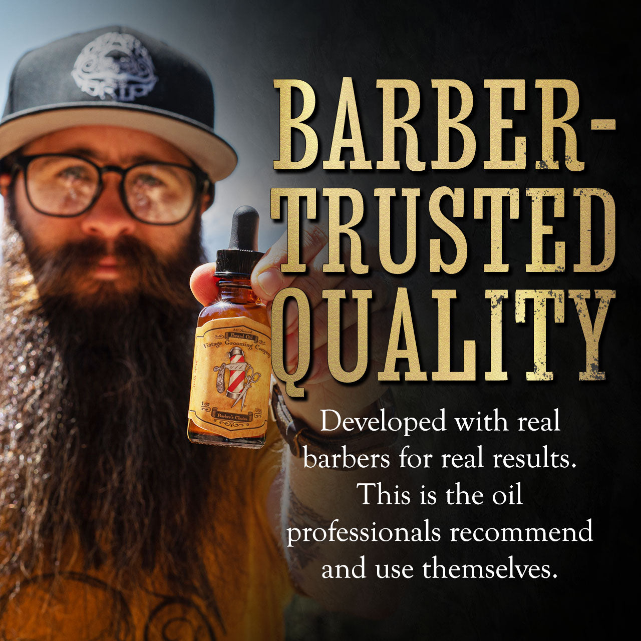 Best Beard Oil | Barber's Choice Oil | (1oz) All-Natural