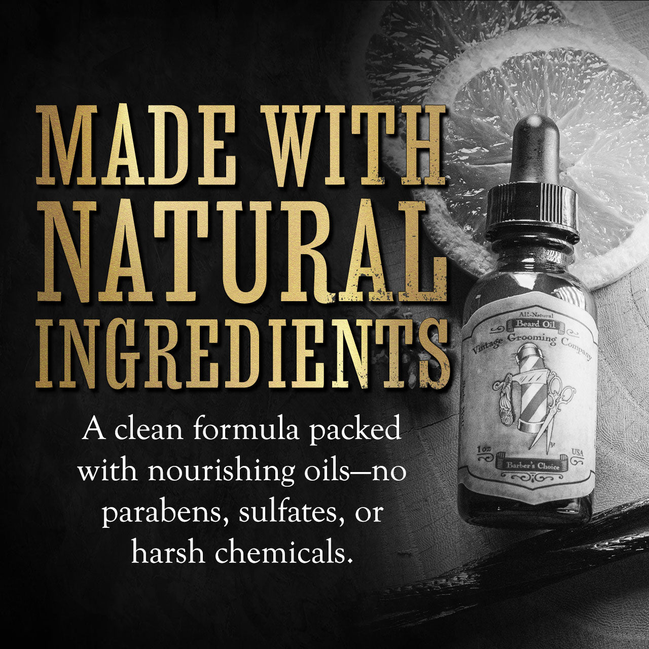 Best Beard Oil | Barber's Choice Oil | (1oz) All-Natural