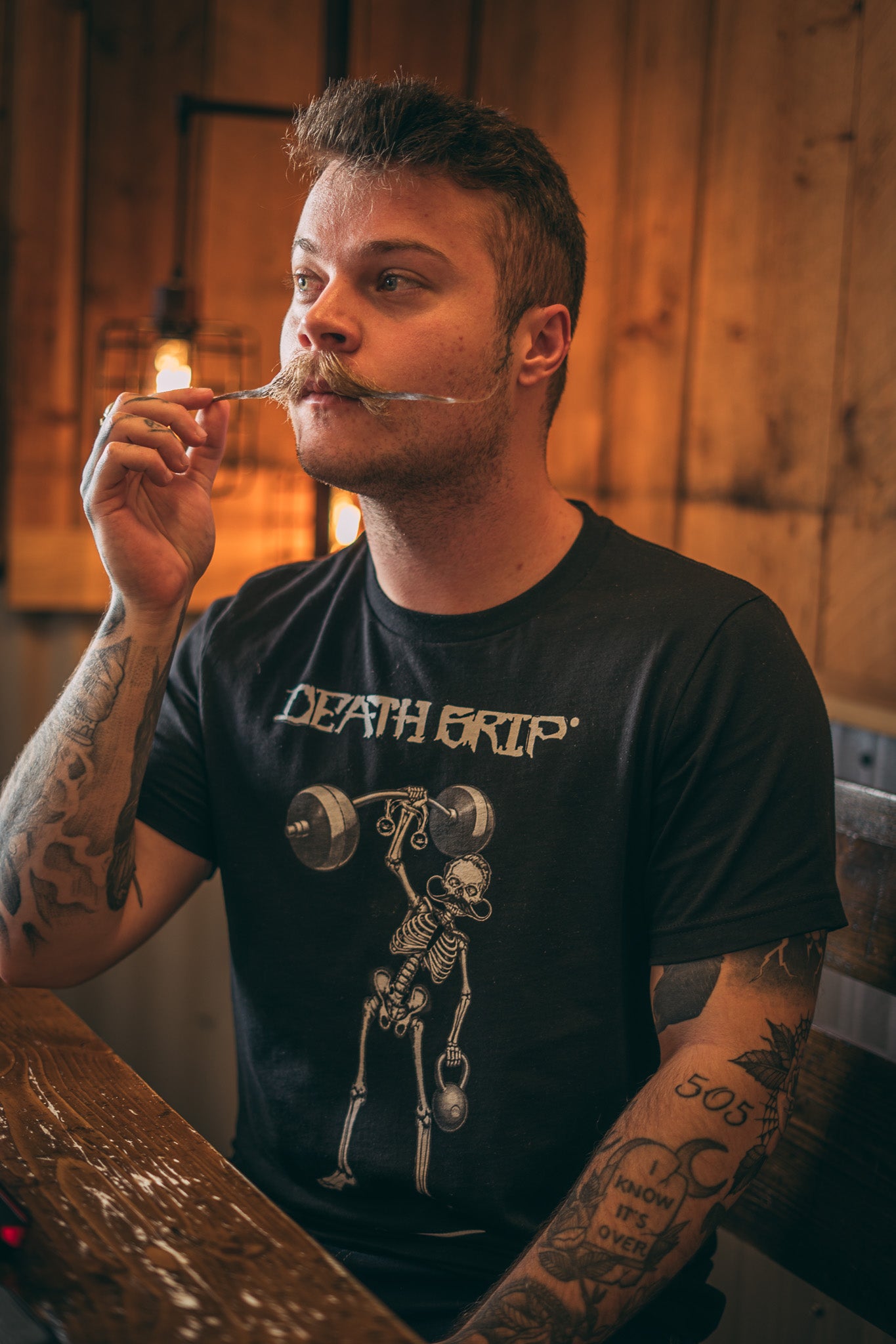 Death Grip x Hunter Kelly Skeleton Shirt