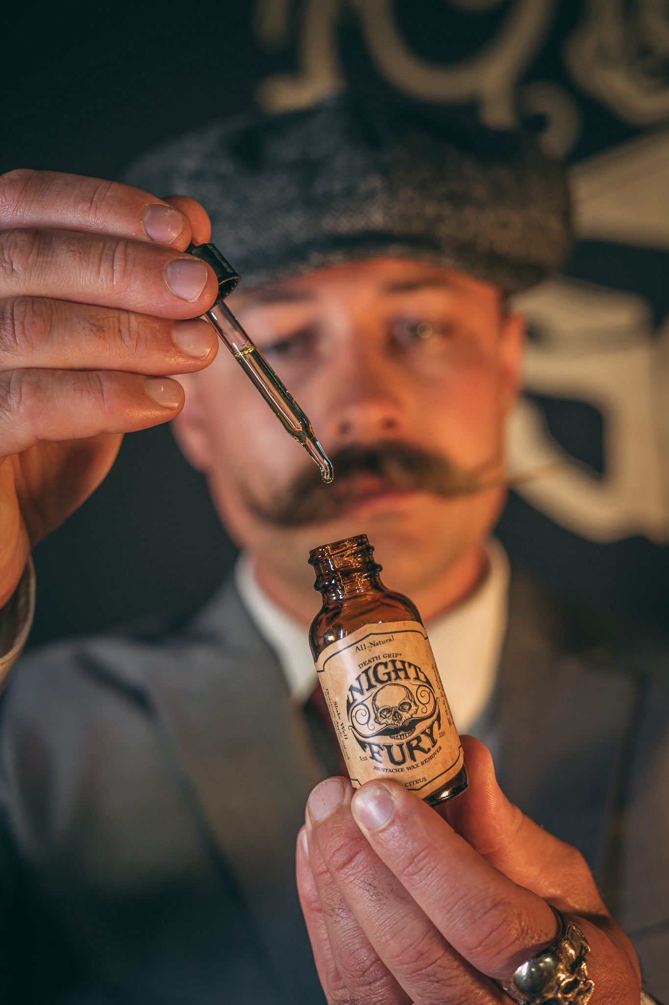 Mustache Grooming Kit - The Gold Standard By Death Grip Wax