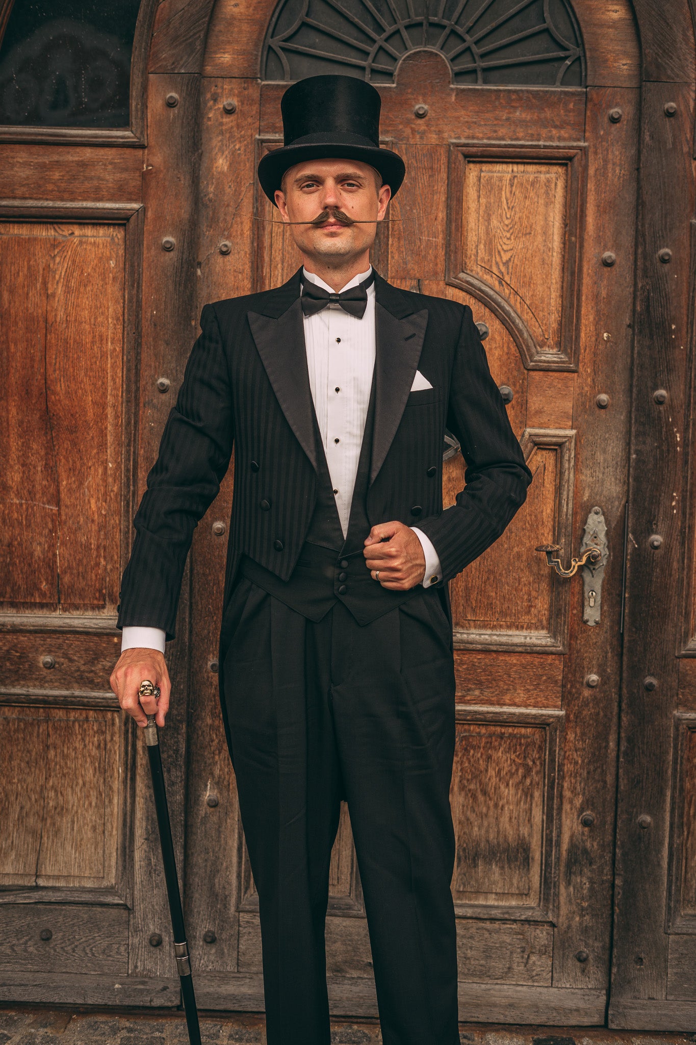 5x World Champion English Mustache Patrick Fete Death Grip Wax