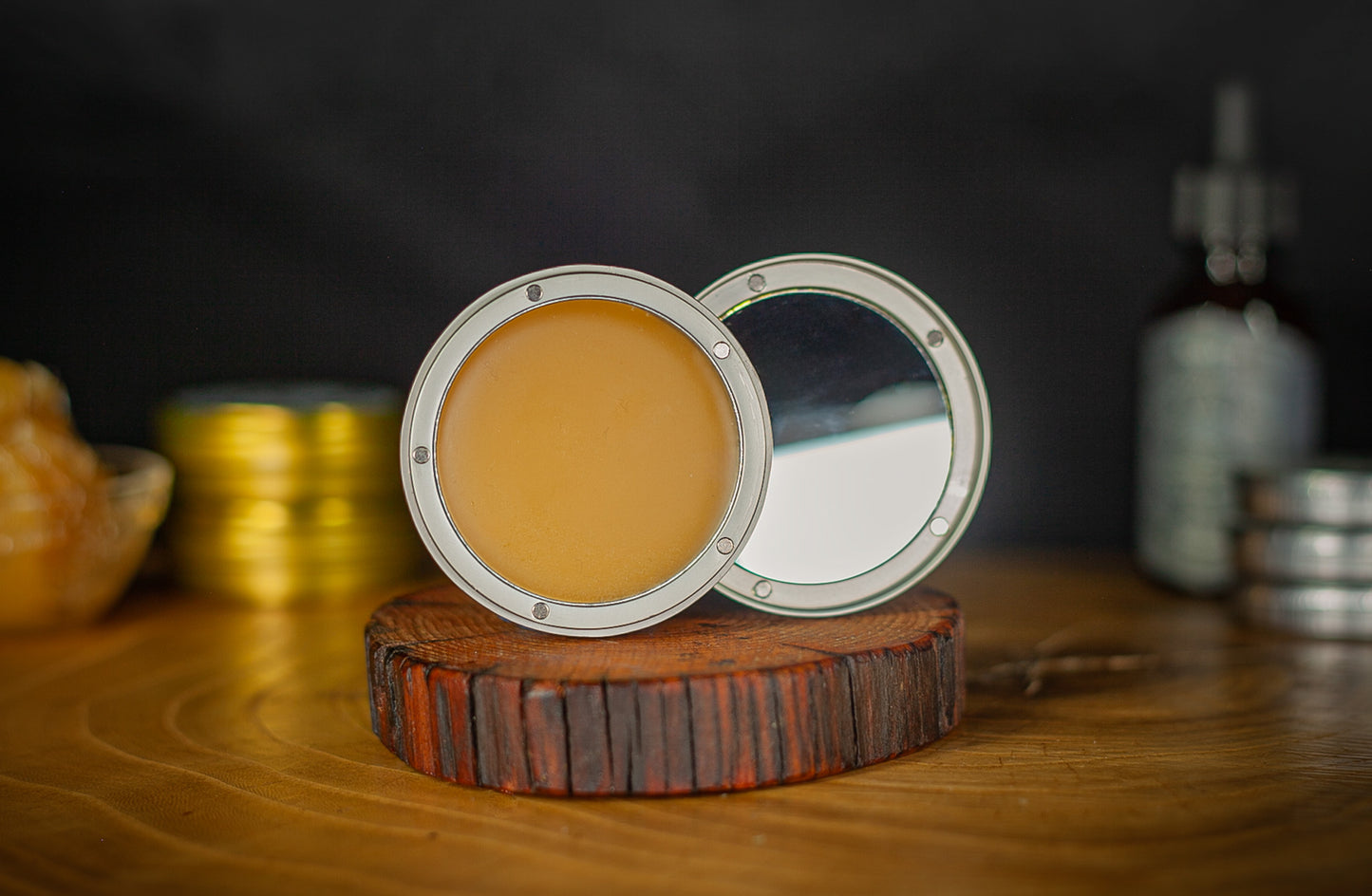 Refillable Insert Death Grip EDC Case with Mirror