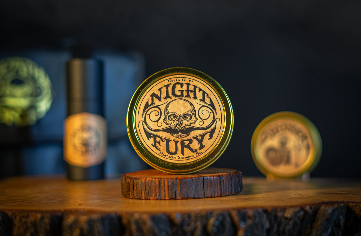 Night Fury Beard & Mustache Wash Bar – Citrus Scented Solid Shampoo for Men’s Facial Hair – Removes Wax Buildup, Softens Beard, and Cleans Mustache