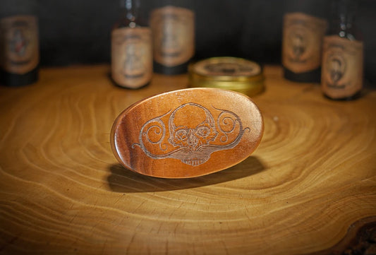 Best Beard Brush | Oval Wooden Death Grip Brush for Beard & Mustache