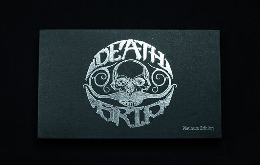 Death Grip Platinum EDC Mustache Wax Kit | Refillable Wax Inserts