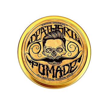 Pomade For Men's Grooming Styling Hair & Beard with Beeswax | Medium Hold & Shine |2 Ounces or 4 Ounces Natural Handmade in USA
