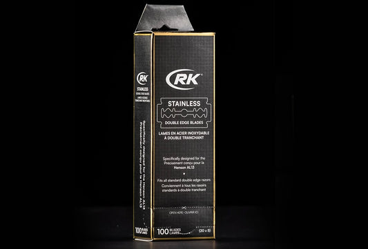 RK Shaving Stainless DE Razor Blades (100 count)