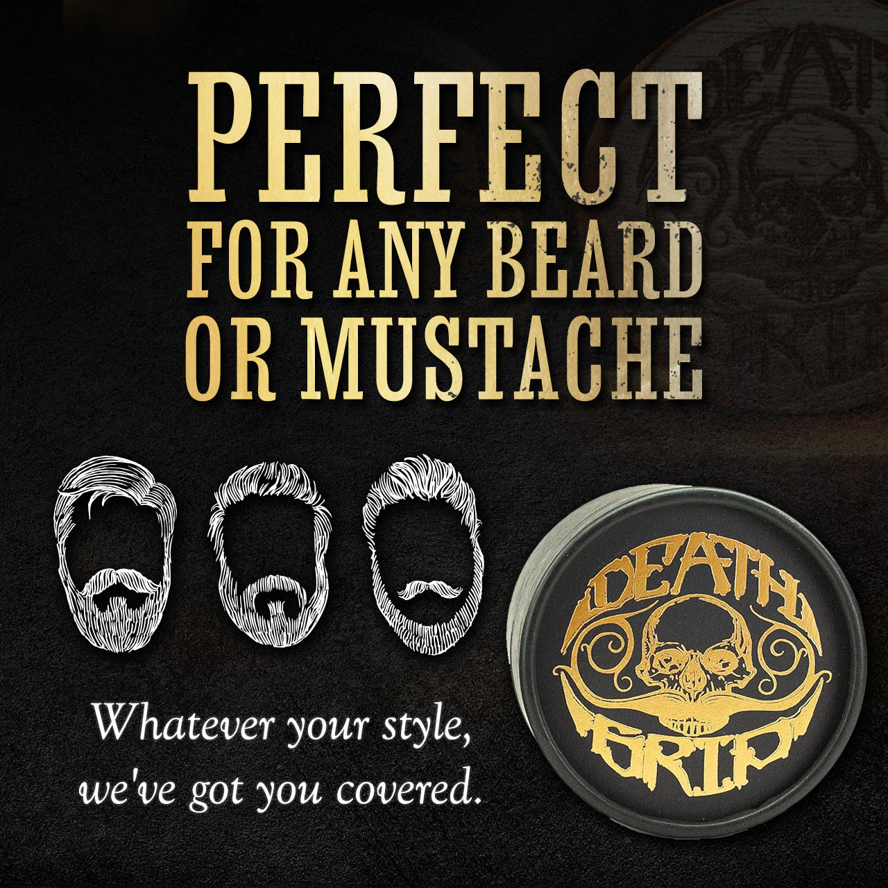 Buy The Small Round Beard and Mustache Brush with Travel Case