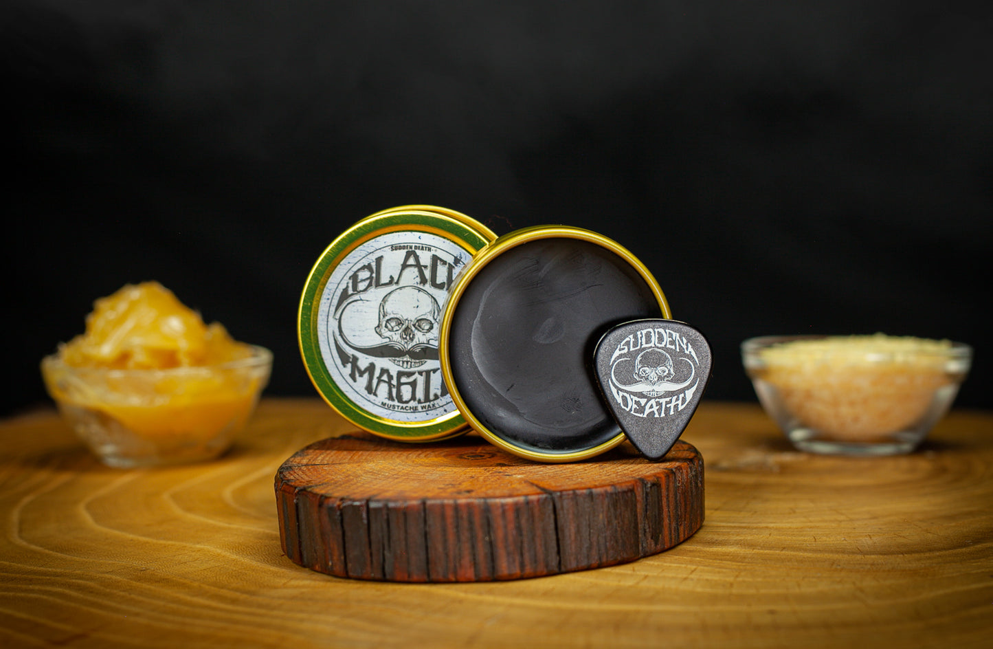 Sudden Death & Black Magic Sudden Death No Heat Needed Mustache Wax Set