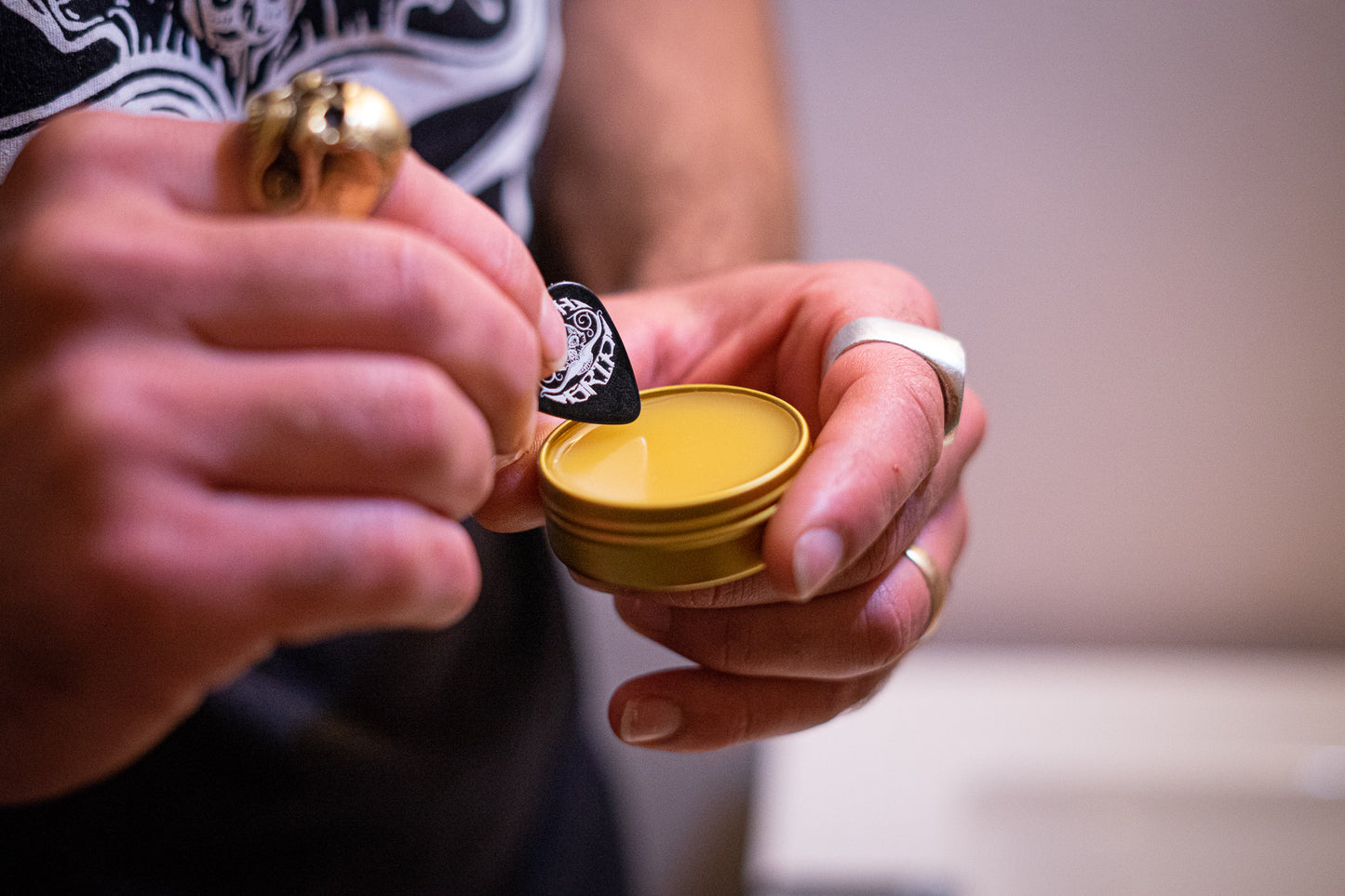 Death Grip & Black Magic Death Grip Extra Strong Hold Mustache Waxes Set