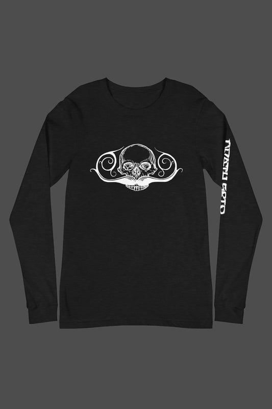 Death Grip Skull Long Sleeve T-Shirt
