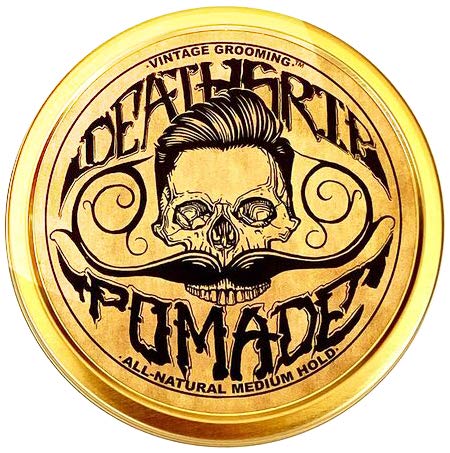 Death Grip Hair Pomade 2oz and Death Grip Pomade Hair Comb Set