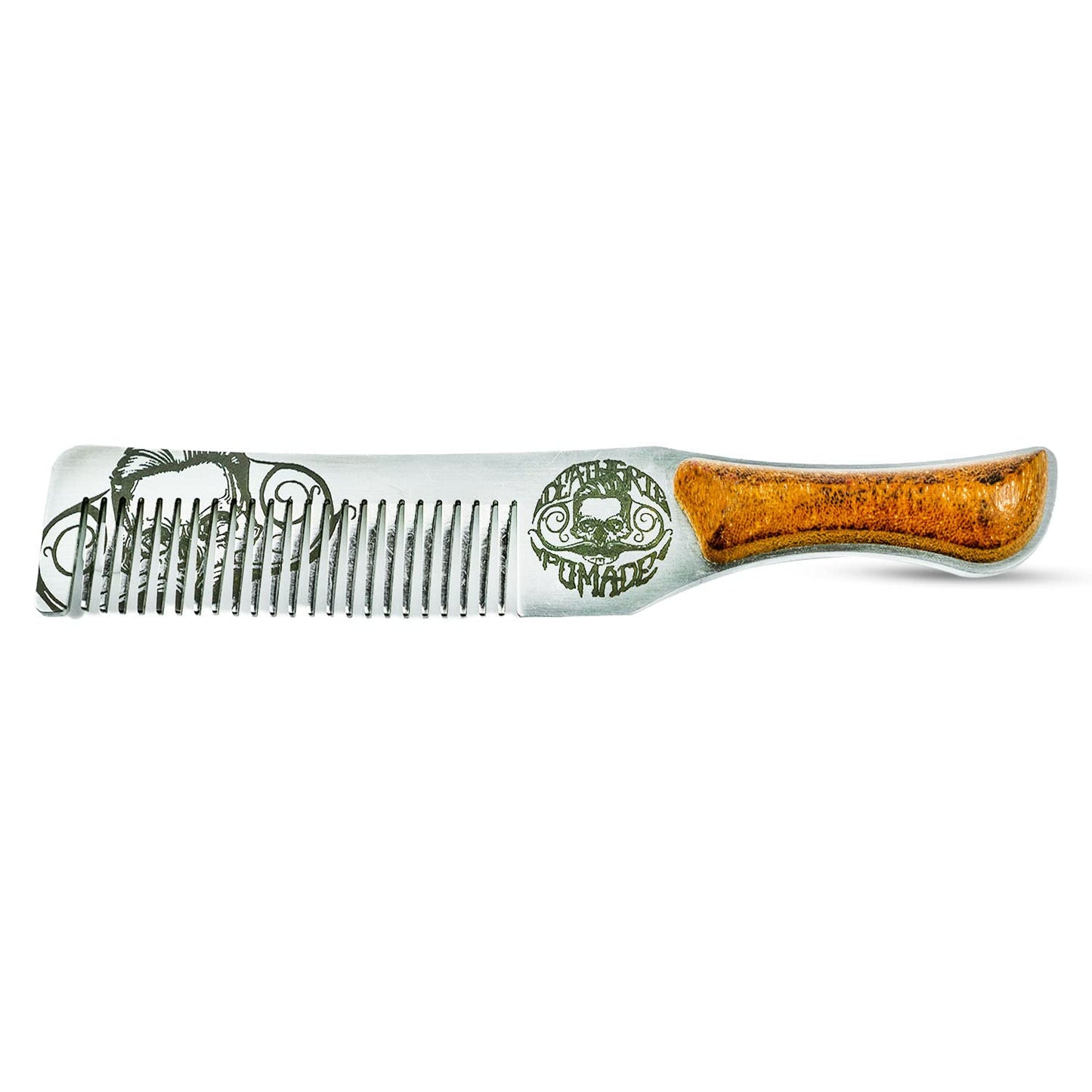 Death Grip Hair Pomade 2oz and Death Grip Pomade Hair Comb Set
