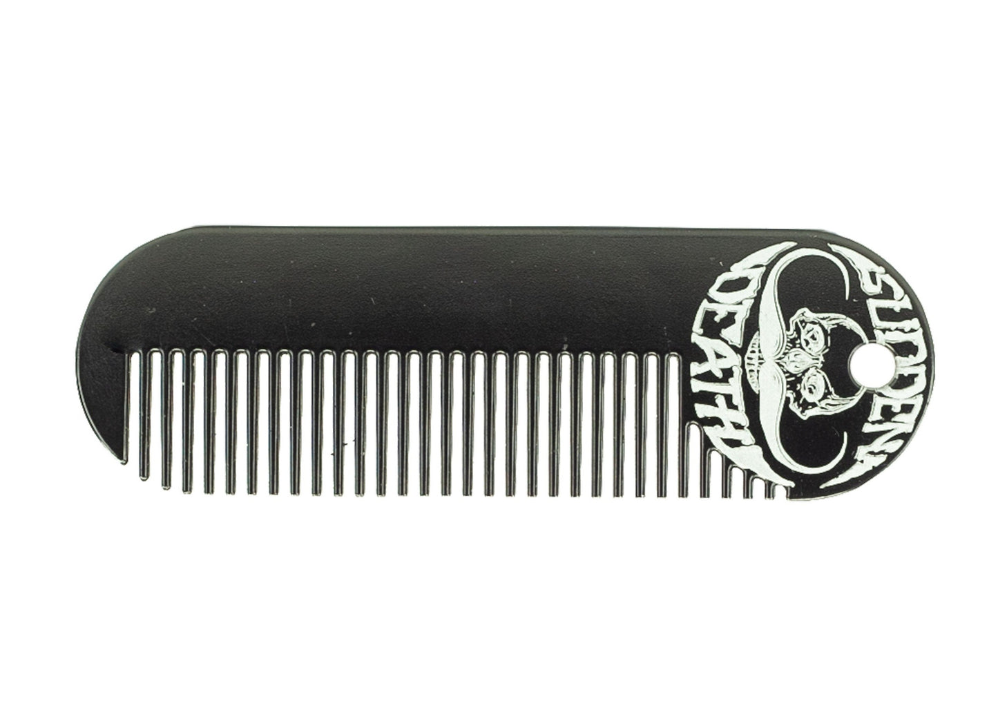 Metal Mustache & Beard Pocket Comb | Death Grip Wax