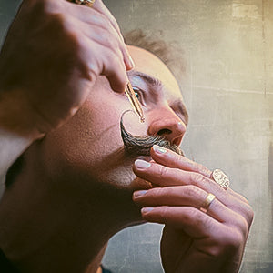 Bone Crusher Extra Strong & Extra Firm Mustache Wax and Night Fury Mustache Wax Remover Combo Set