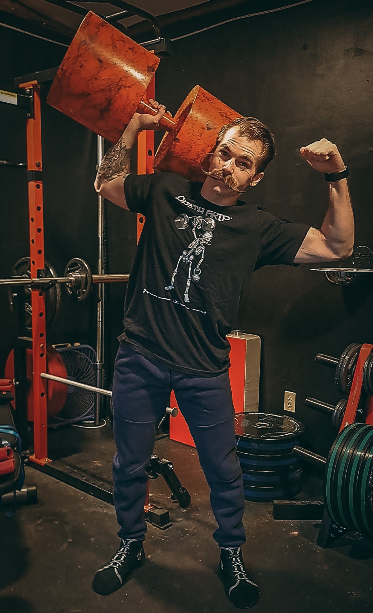 Death Grip x Hunter Kelly Skeleton Shirt
