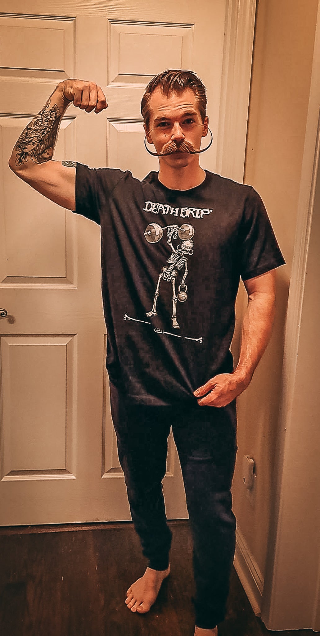 Death Grip x Hunter Kelly Skeleton Shirt