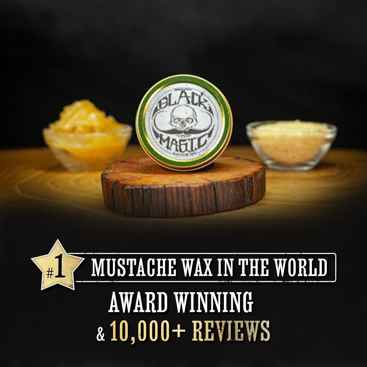 Black Moustache Wax | Death Grip