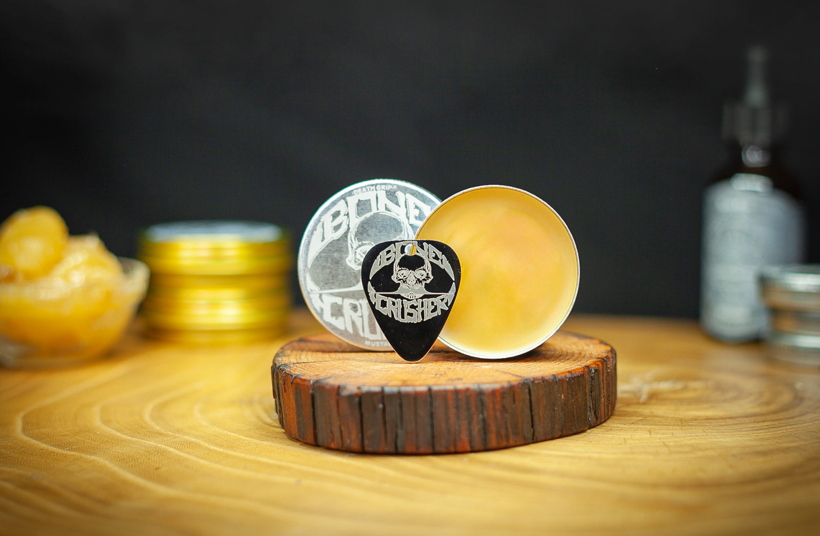 Death Grip Platinum EDC Mustache Wax Kit Refillable Wax Inserts