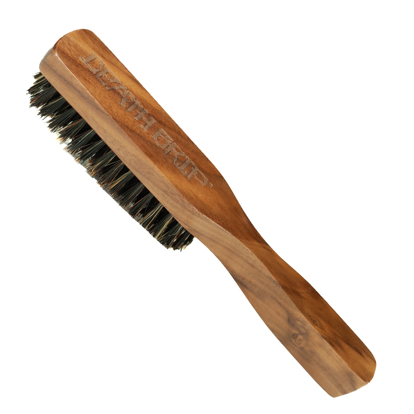 Wooden Death Grip Handle Beard & Mustache Brush