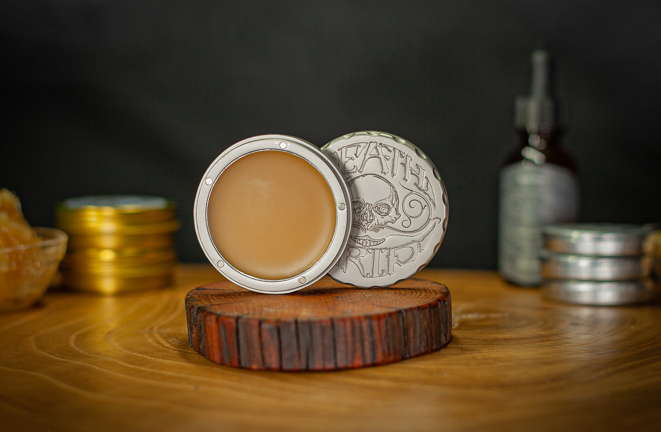 Death Grip Platinum EDC Mustache Wax Kit Refillable Wax Inserts