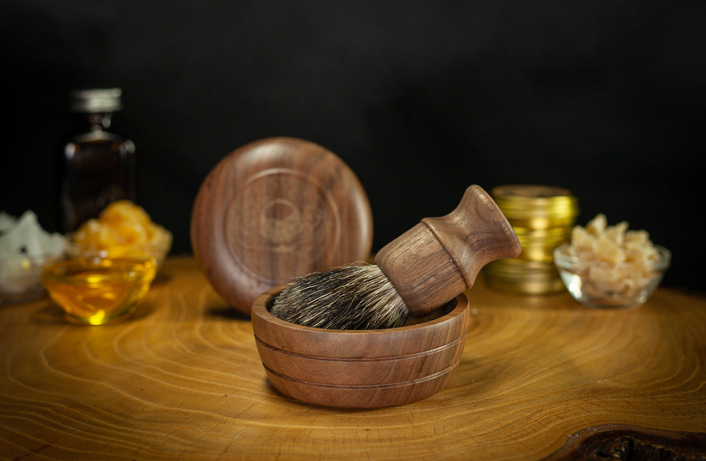 Death Grip Shave Brush & Shave Bowl Combo Set