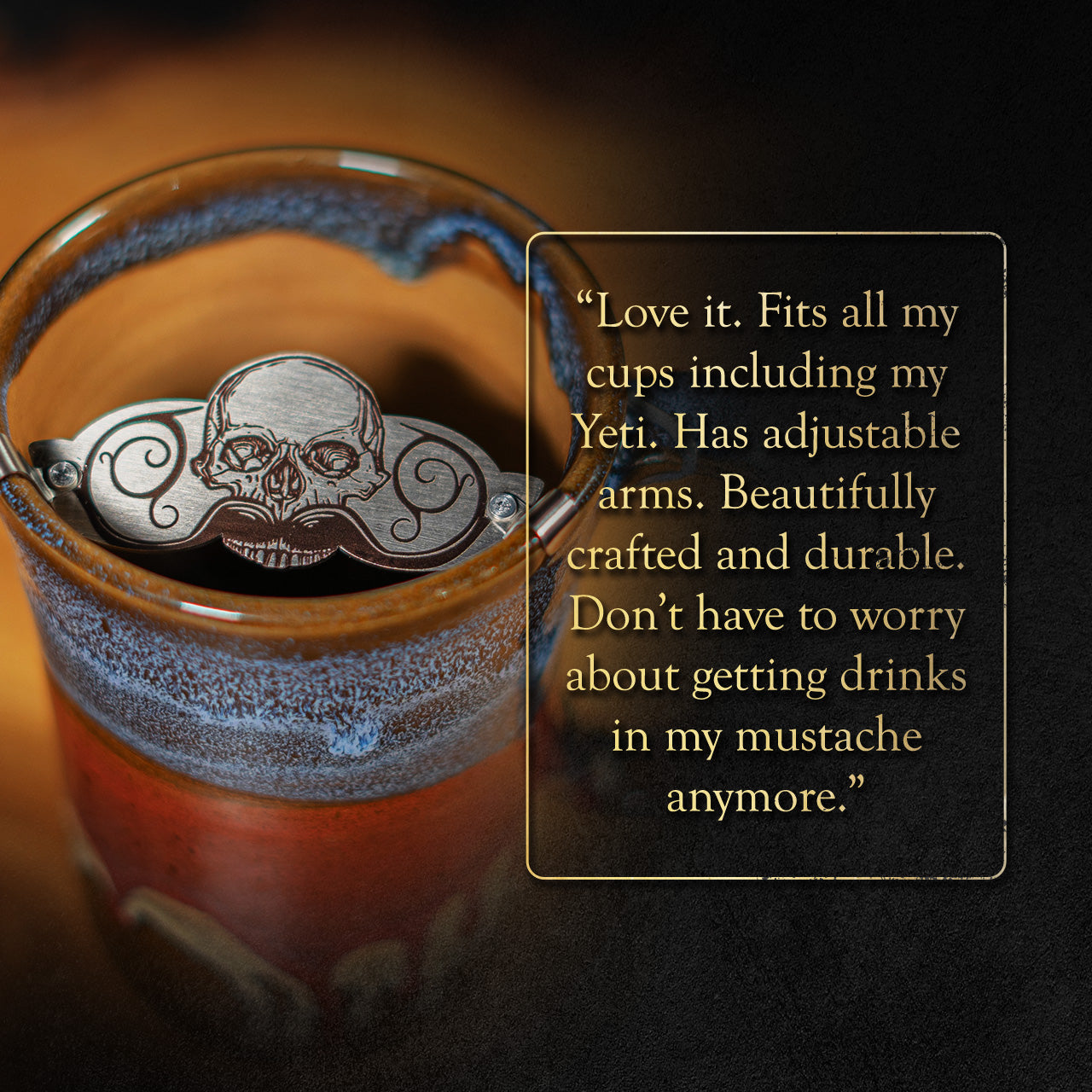 Defender Mustache Guard For Drinks