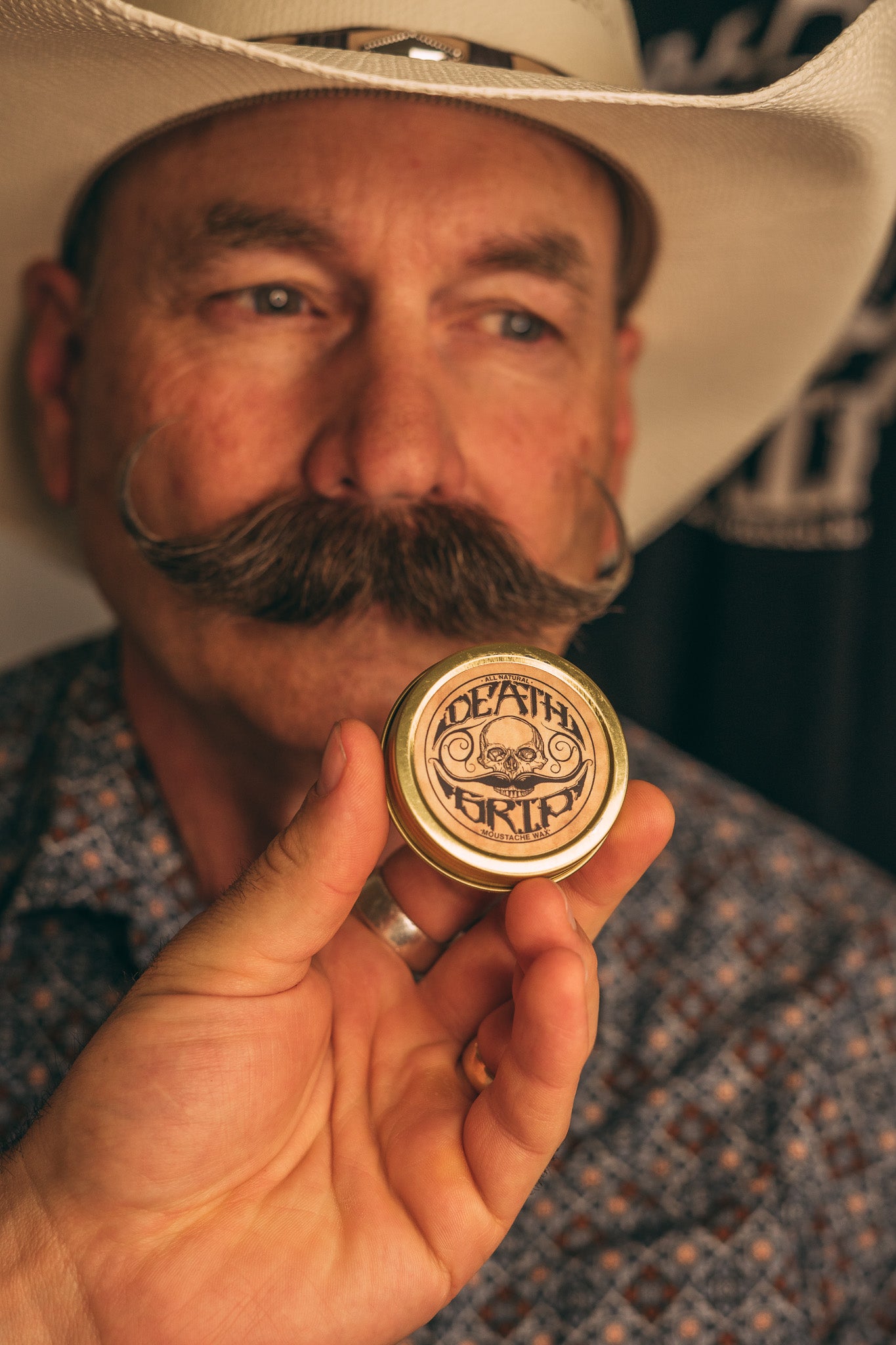 Best Award Winning Championship Grade Mustache Wax (Moustache) by Death Grip - Extra Strong