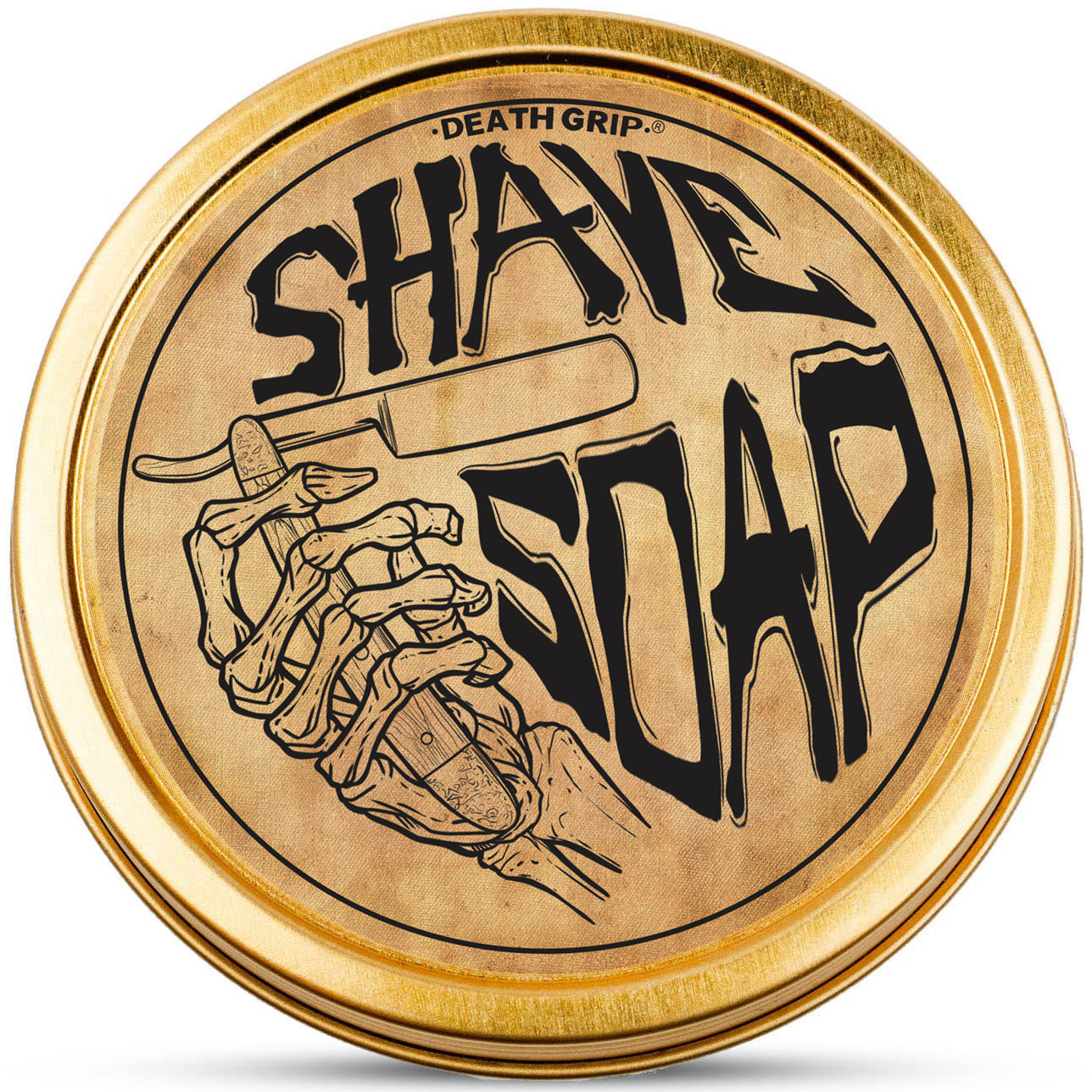 Tea Tree Scented Black African Shave Soap By Death Grip