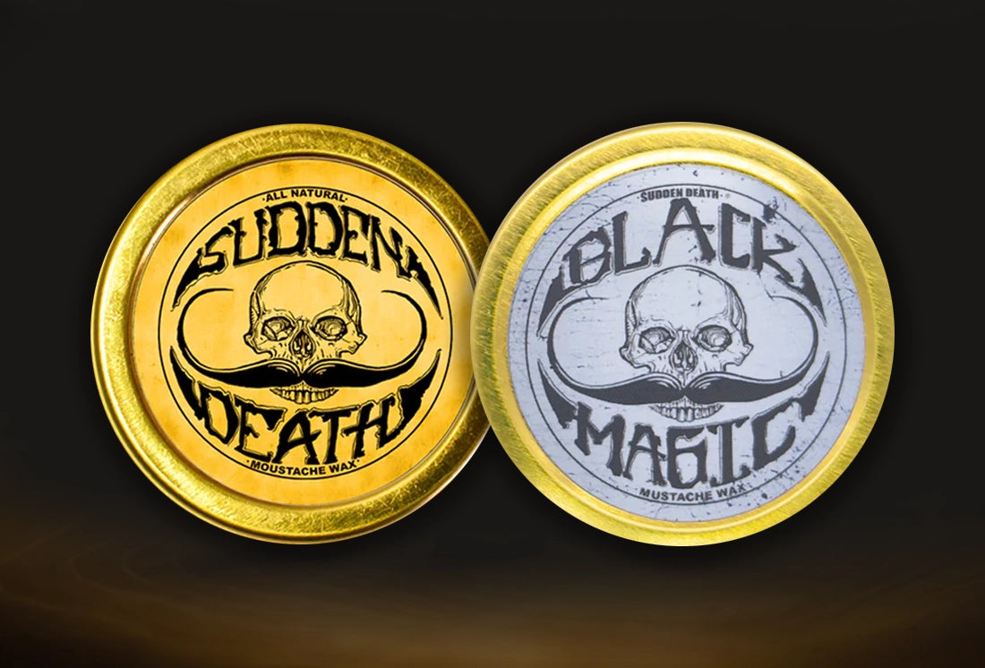 Sudden Death & Black Magic Sudden Death No Heat Needed Mustache Wax Set