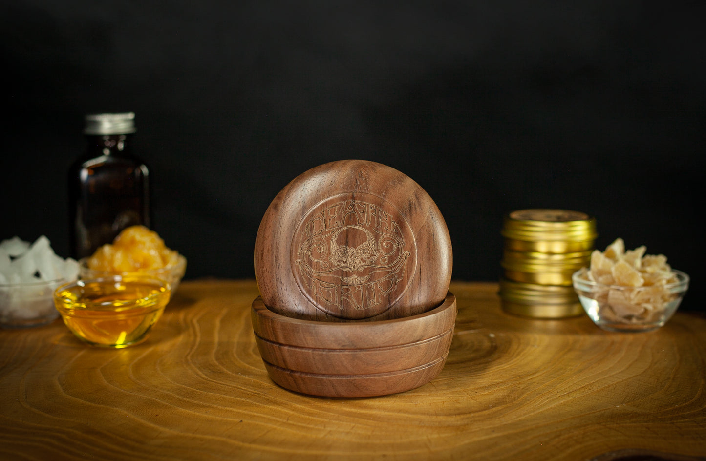 Death Grip Wooden Shave Bowl