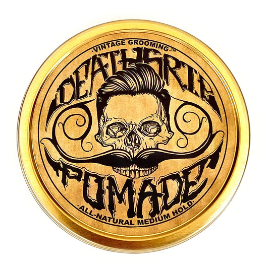 Hair Pomade For Men Grooming Styling Hair or Beard with Beeswax Medium Hold & Shine By Death Grip