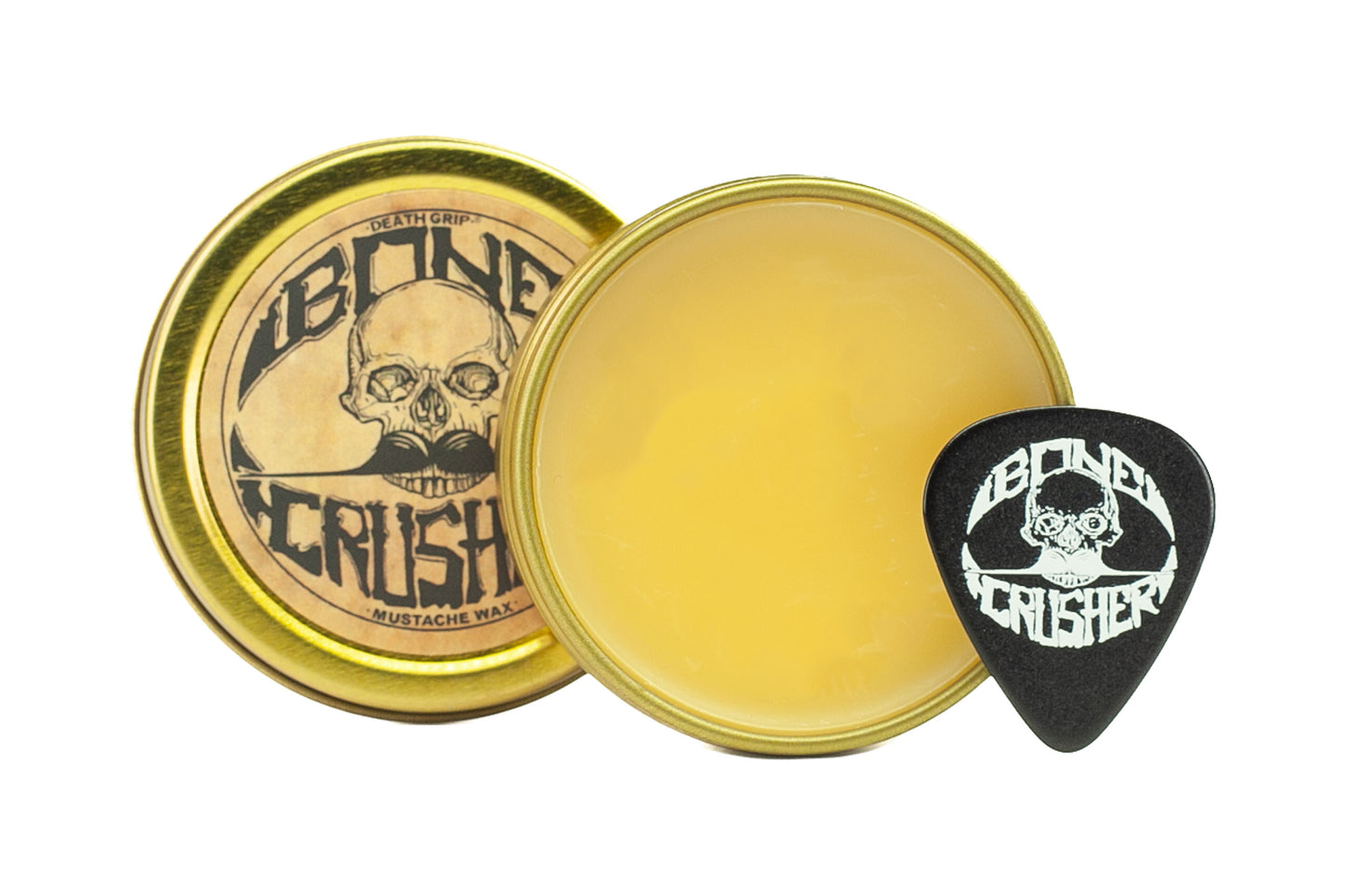 Bone Crusher Extra Strong & Extra Firm Mustache Wax and Night Fury Mustache Wax Remover Combo Set