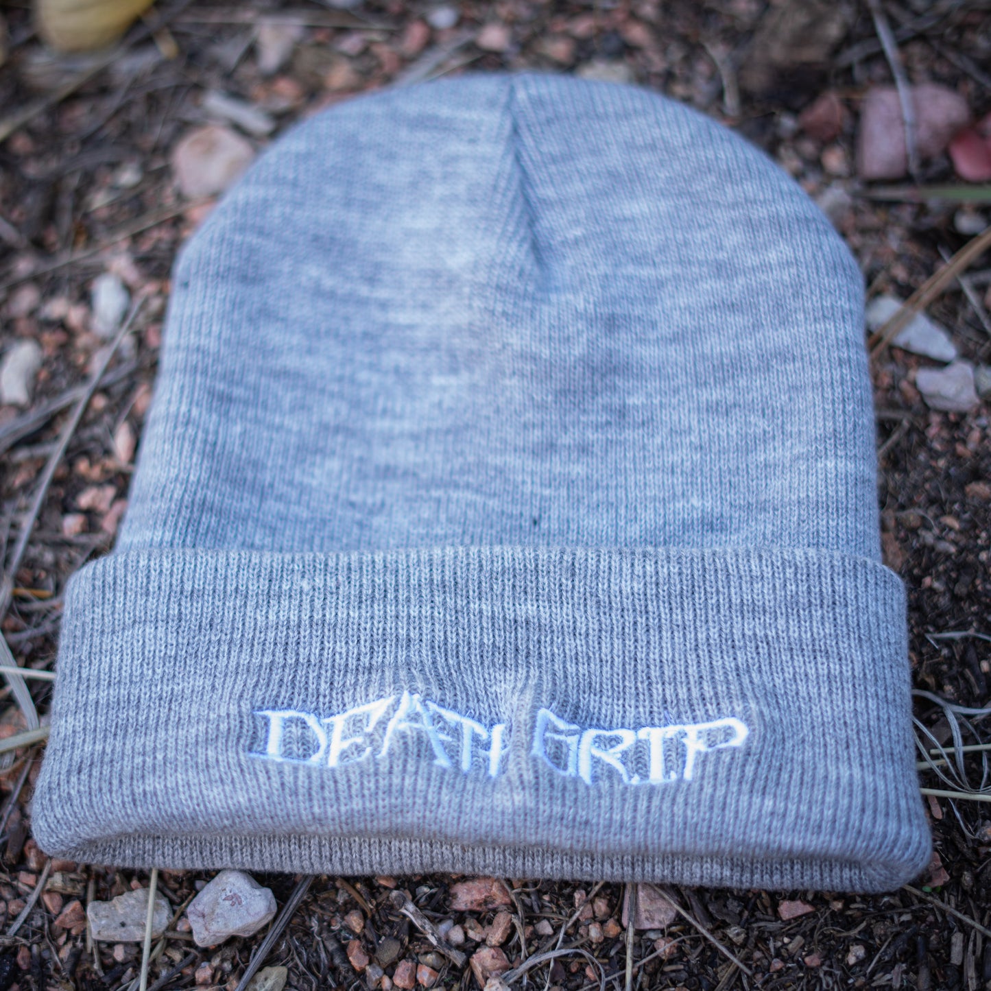 Death Grip Beanie w/ Embroidered Death Grip Logo