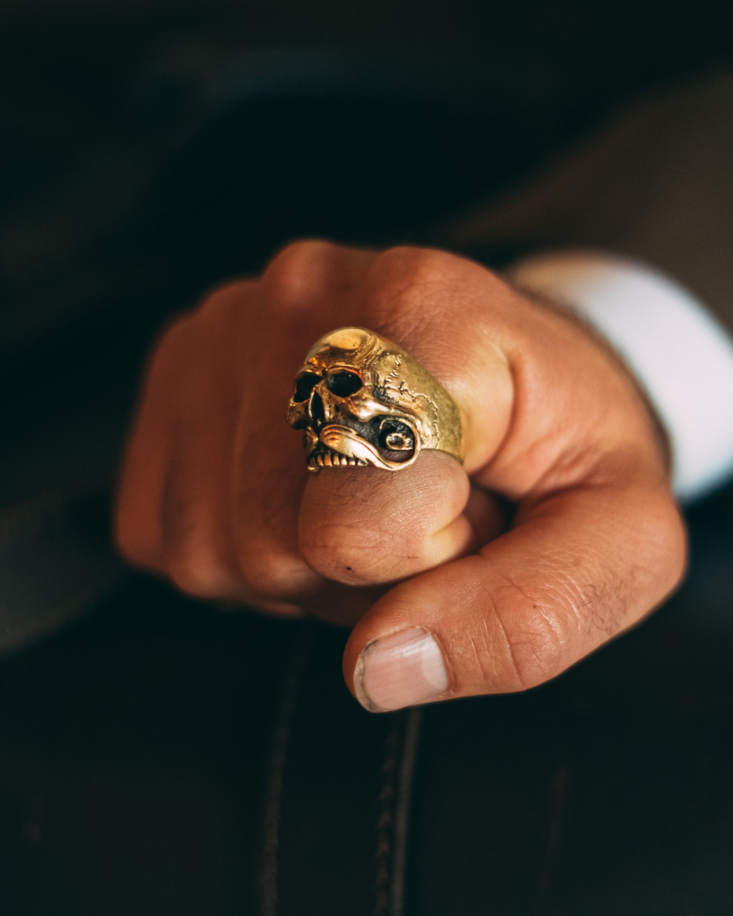 Death Grip Brass Ring