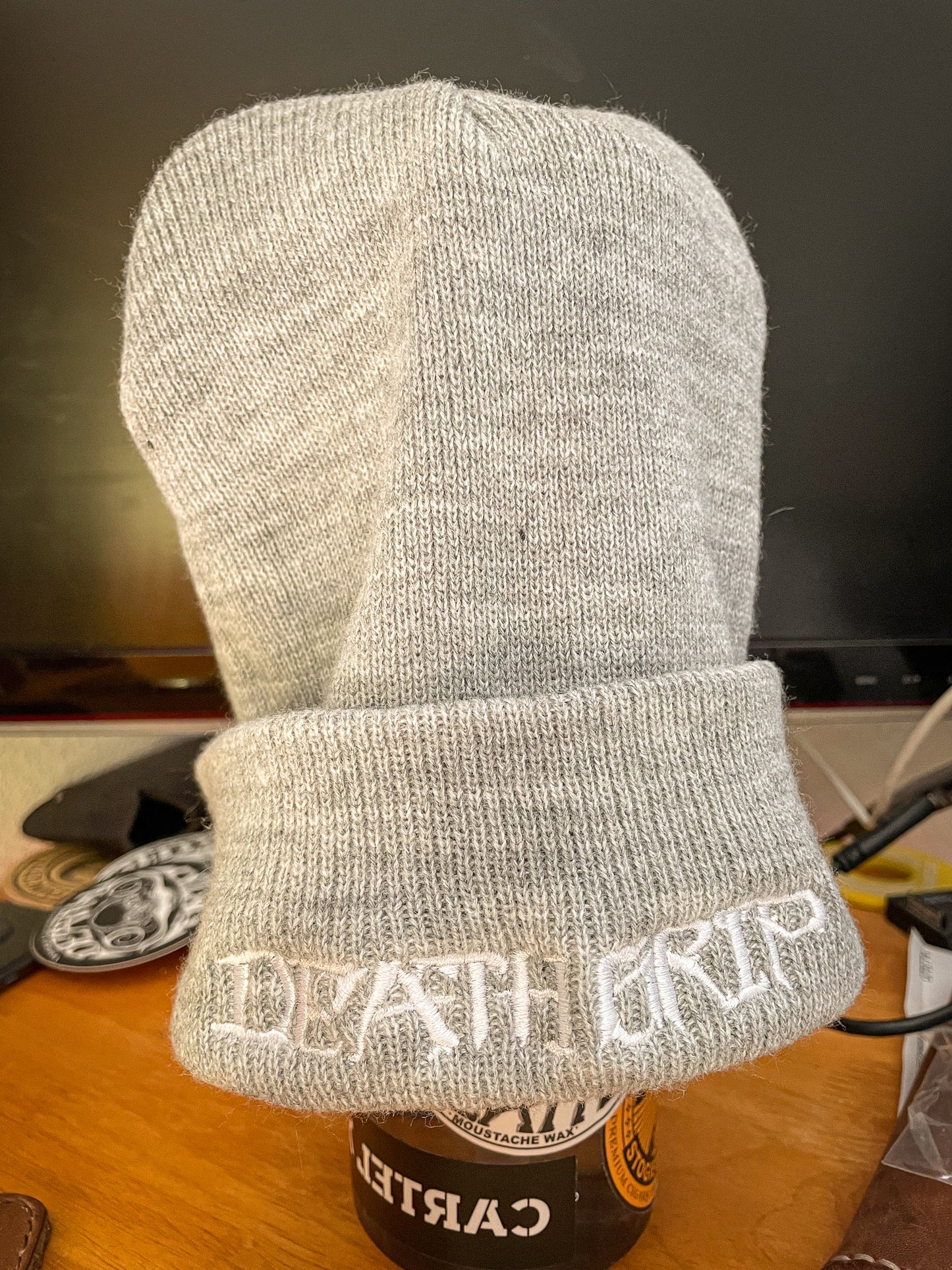 Death Grip Beanie w/ Embroidered Death Grip Logo