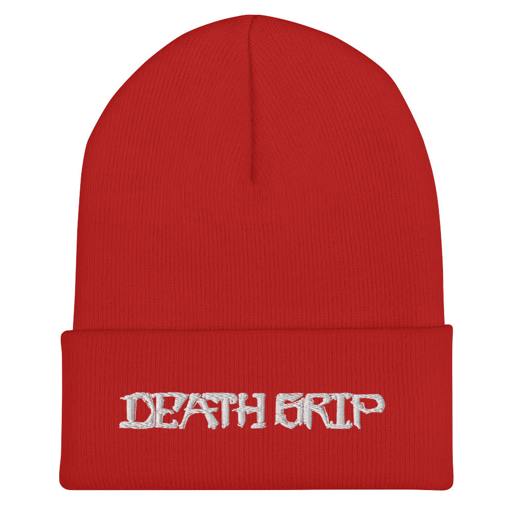 Death Grip Beanie w/ Embroidered Death Grip Logo