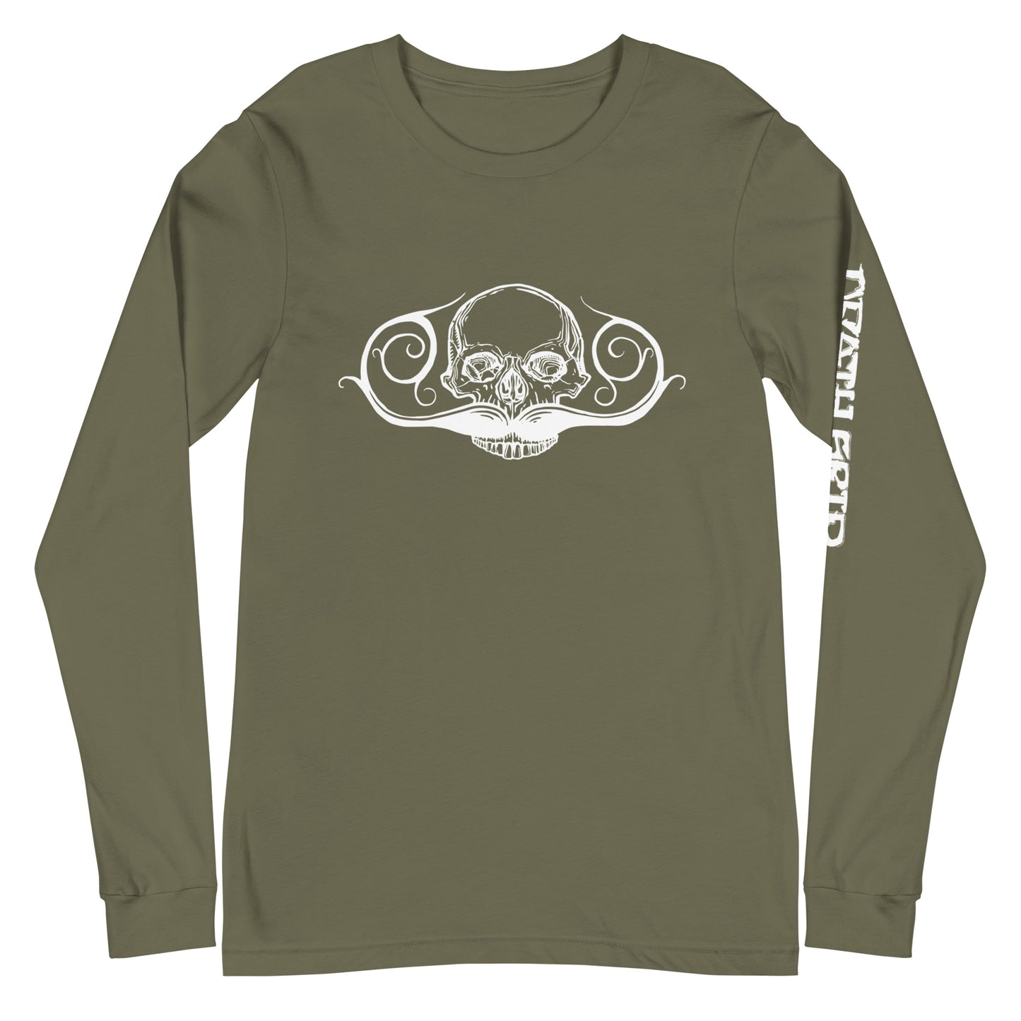 Death Grip Skull Long Sleeve T-Shirt