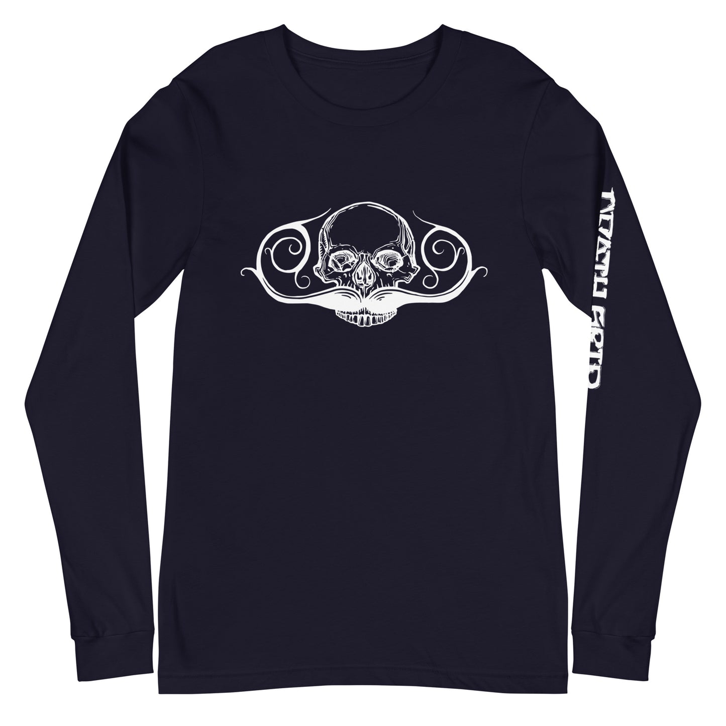 Death Grip Skull Long Sleeve T-Shirt