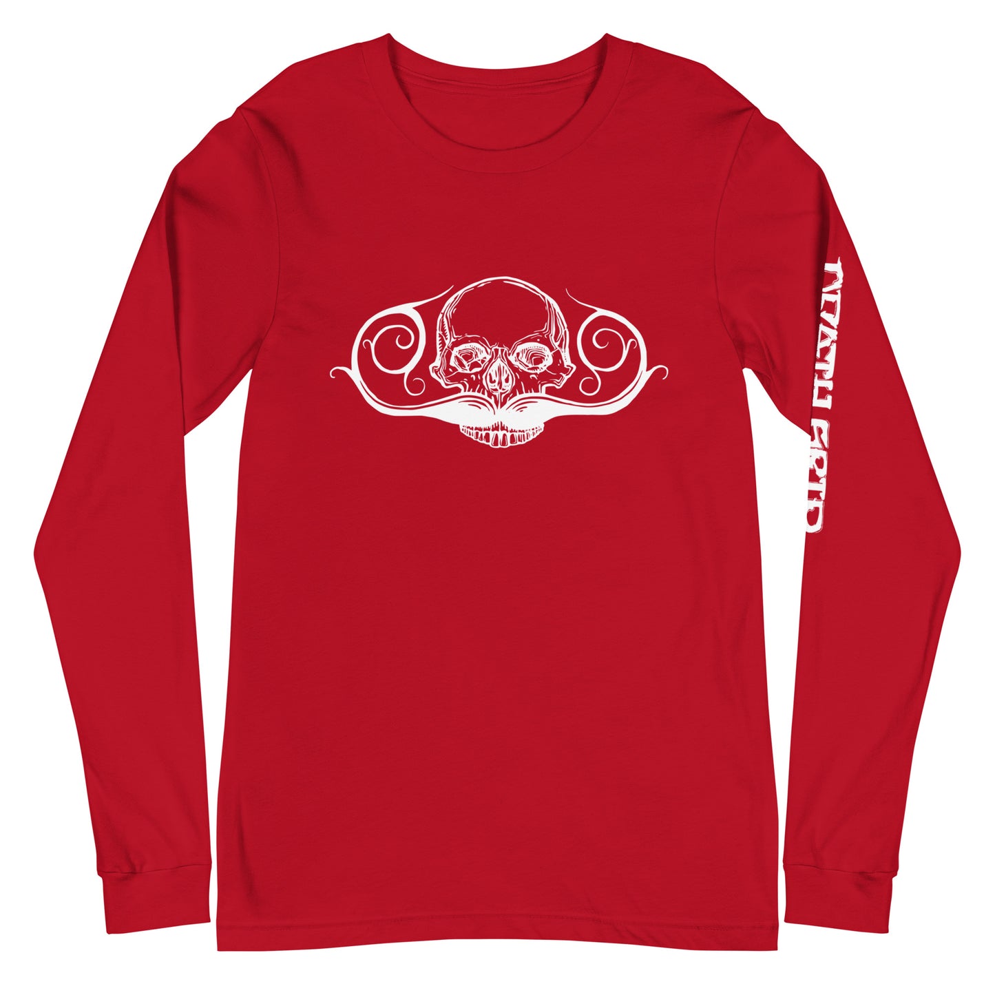 Death Grip Skull Long Sleeve T-Shirt